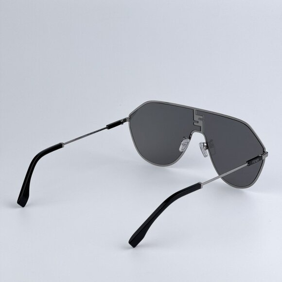 Fendi FE40080U FF MATCH 12C BRAND NEW Sunglasses Ruthenium Mirror Unisex Round - Picture 6 of 13